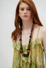 ROSE DRESS GOLD GREEN