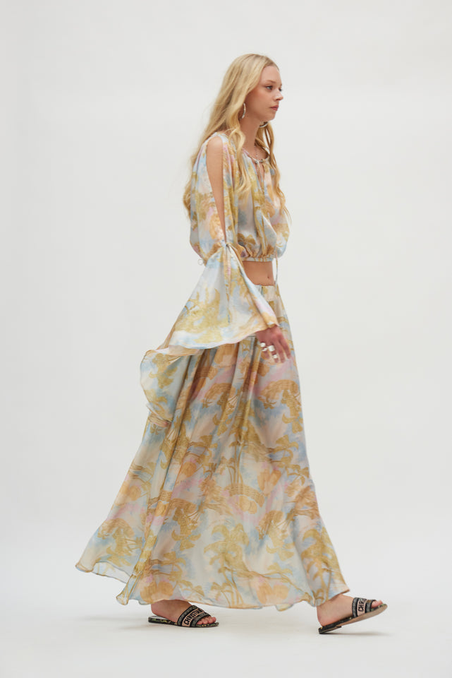 INDIE SKIRT SKY BLUE