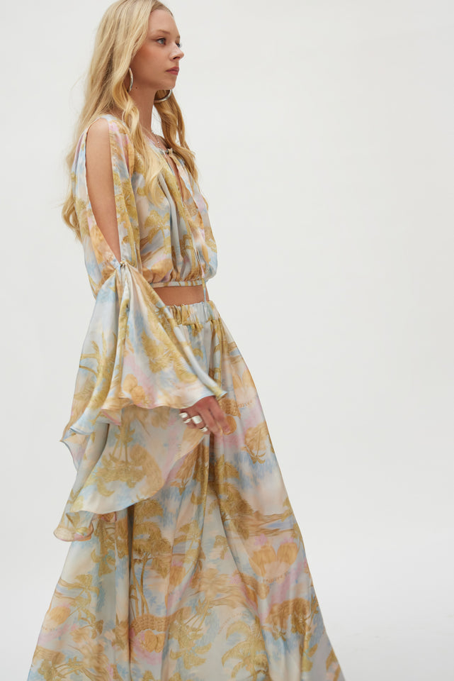 INDIE SKIRT SKY BLUE