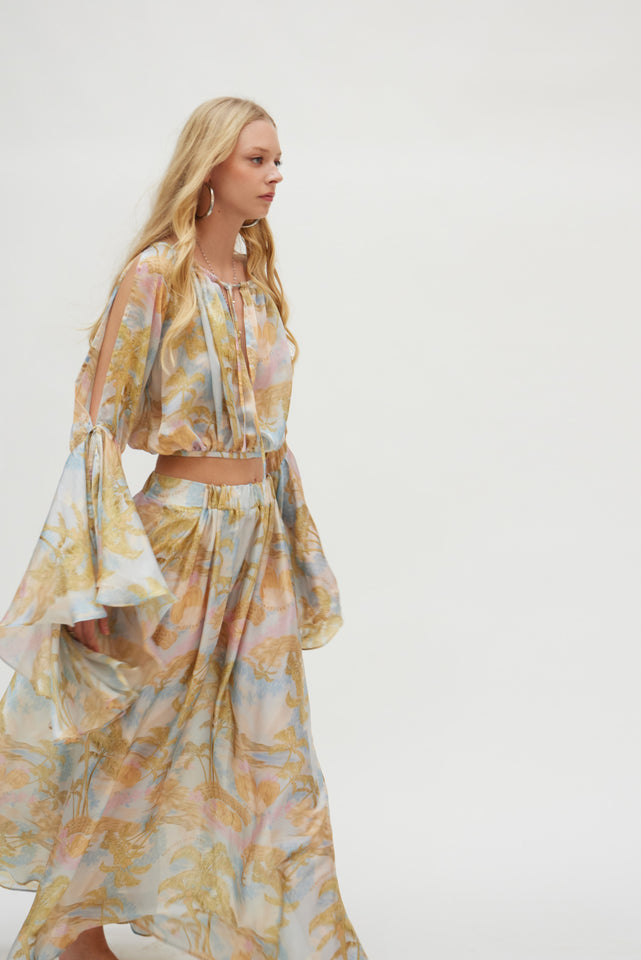 INDIE SKIRT SKY BLUE