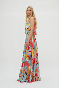 DALIA SKIRT WATERMELON RED