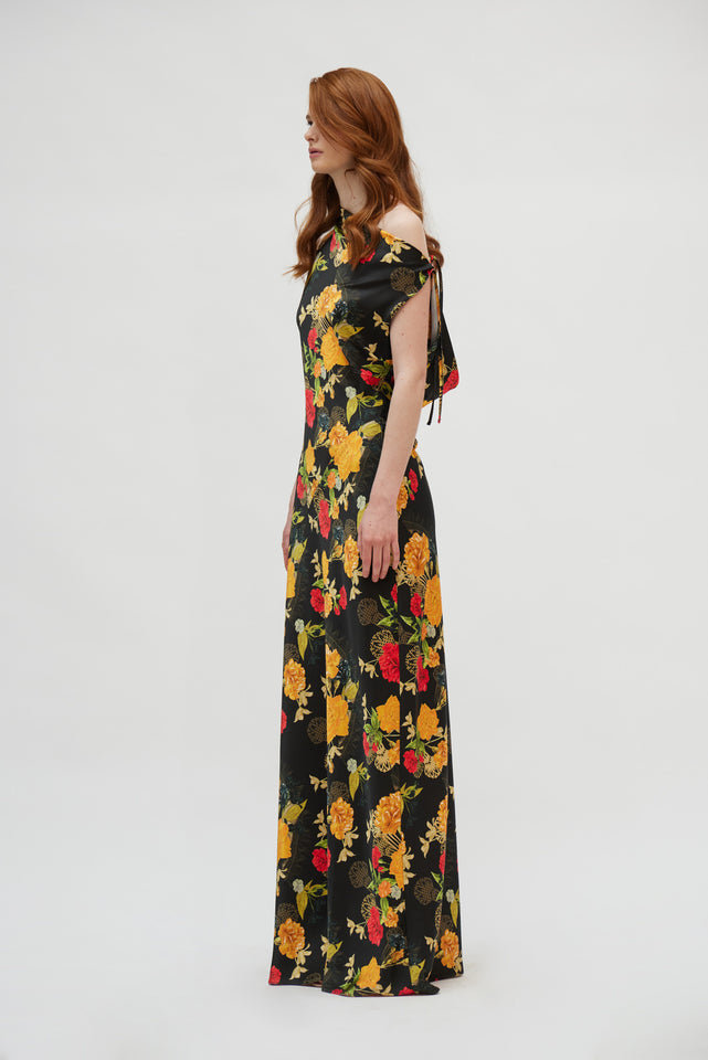 GOLD DRESS BLACK