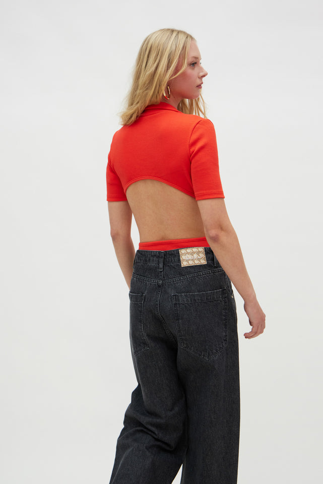 ROCIO TOP WATERMELON RED