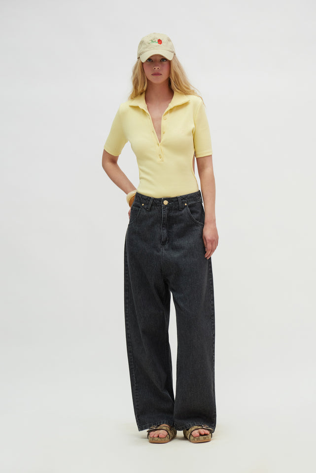 ROCIO TOP BANANA YELLOW