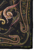 LEMONCHELLO SCARF PAISLEY GOLDEN FIELDS BLACK