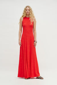 SOL DRESS WATERMELON RED