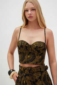 CHARIS TOP BLACK
