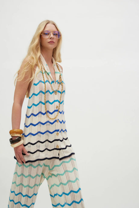 MAURITIUS TOP CAPRI BLUE
