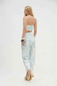 AVA PANTS WHITE BLUE