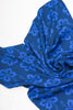 HIBISCUS SCARF LARGE BLUE