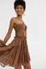 LAMBANDA DRESS BROWN