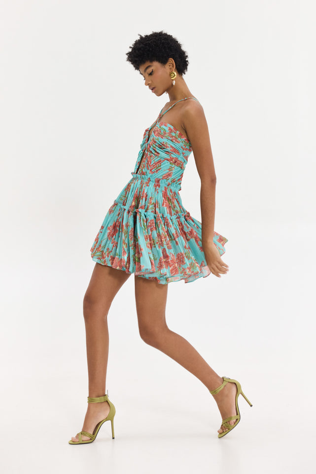 LAMBANDA DRESS AQUA