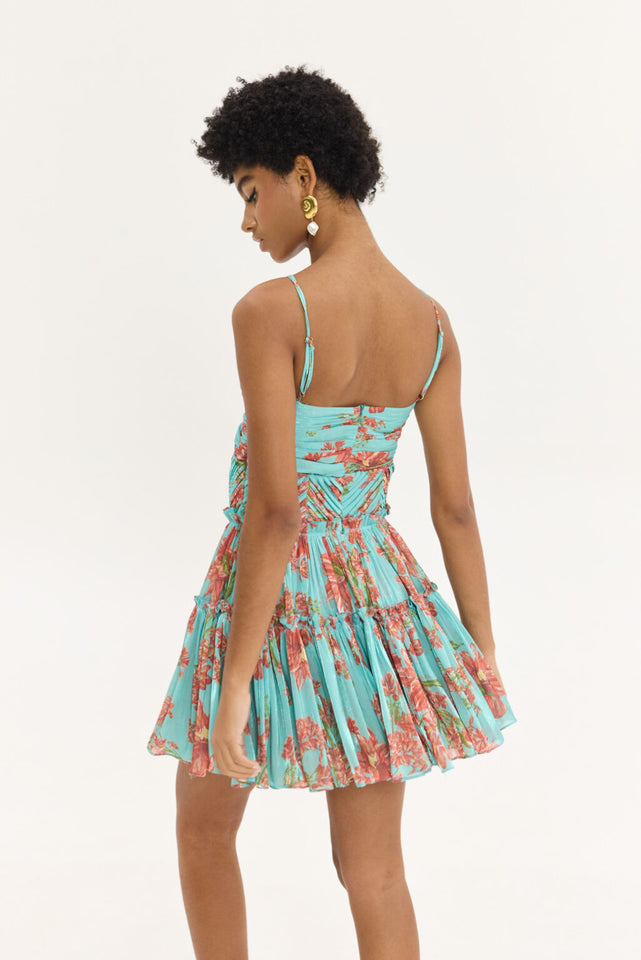 LAMBANDA DRESS AQUA