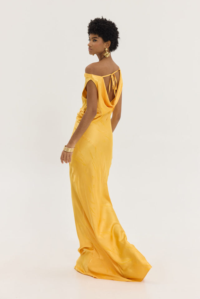GOLD DRESS ORANGE