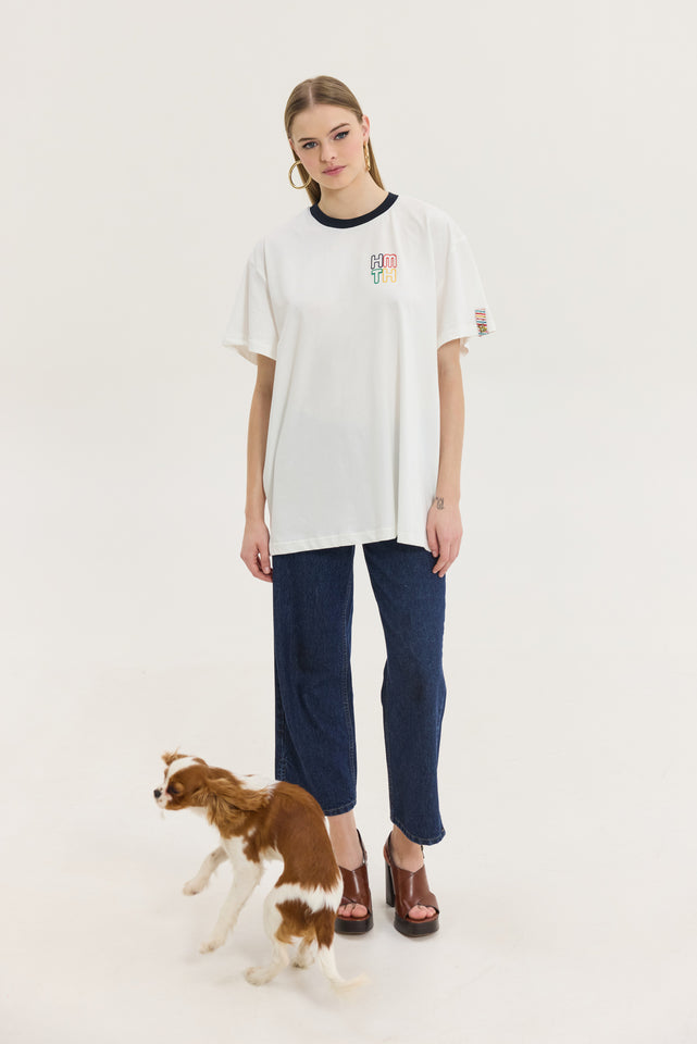 CHEETAH T-SHIRT OFF WHITE RETRO ATHENS