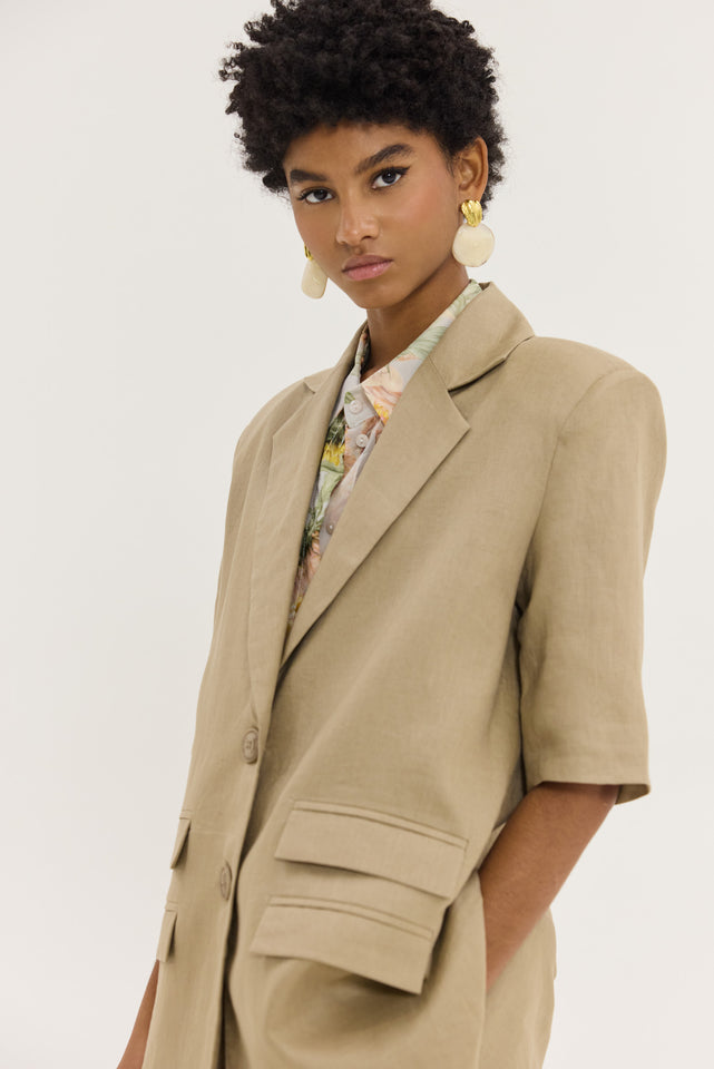 ANGELA BLAZER SAND