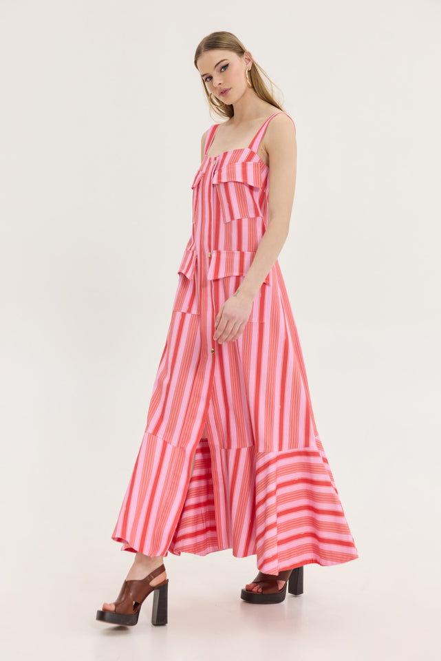 STAR DRESS PINK