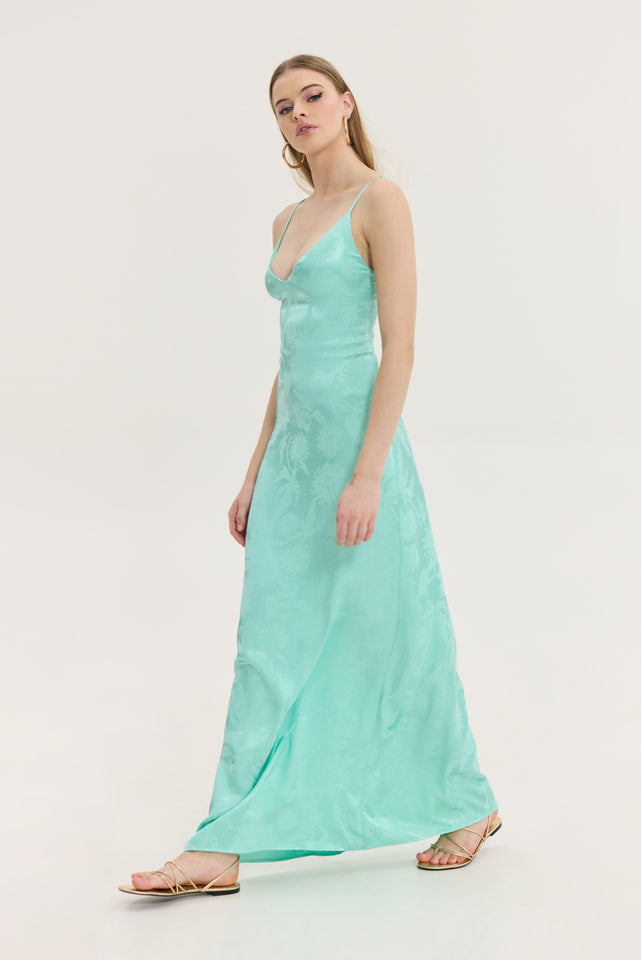 ELSA DRESS AQUA