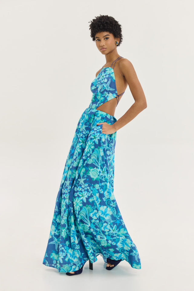 DEAN DRESS DARK BLUE