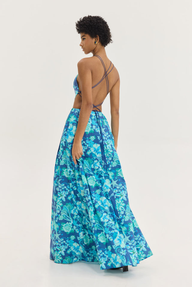 DEAN DRESS DARK BLUE