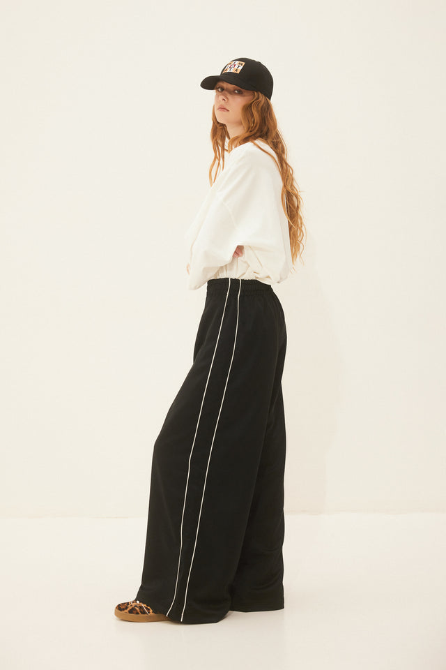 PEACOCK PANTS BLACK