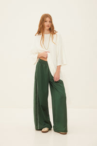 PEACOCK PANTS GREEN