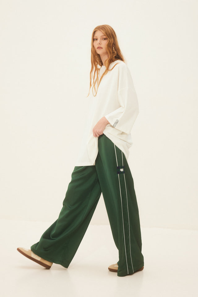 PEACOCK PANTS GREEN