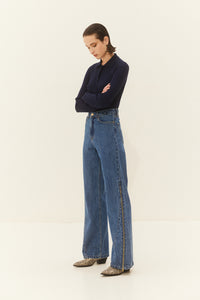 SABINE DENIM PANTS BLUE