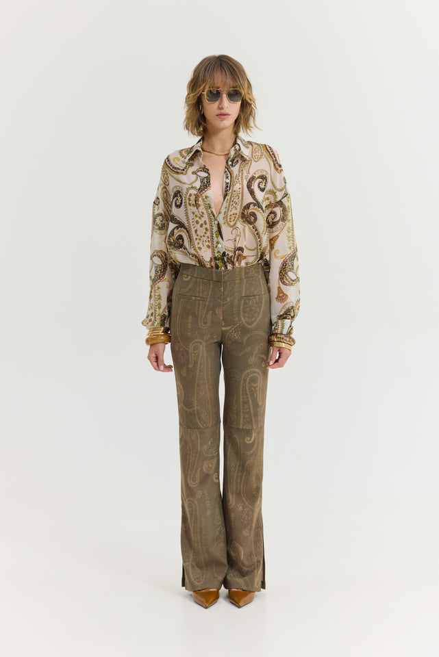 HEATHER SHIRT GOLDEN FIELDS CREAM