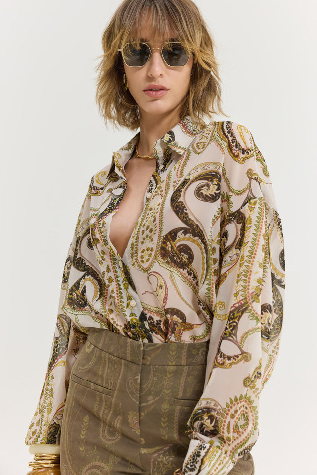 HEATHER SHIRT GOLDEN FIELDS CREAM