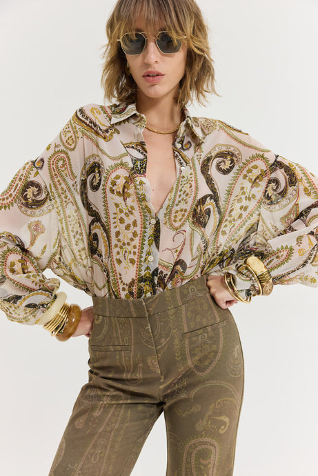 HEATHER SHIRT GOLDEN FIELDS CREAM