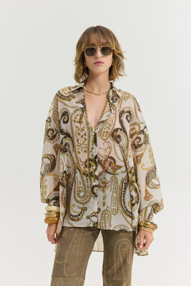 HEATHER SHIRT GOLDEN FIELDS CREAM