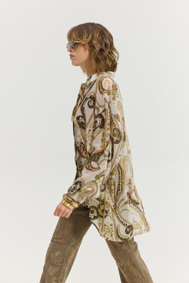 HEATHER SHIRT GOLDEN FIELDS CREAM
