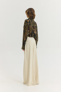 HEATHER SHIRT GOLDEN FIELDS BLACK