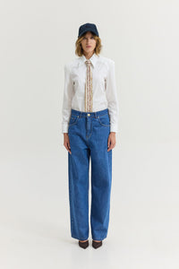 BAFALO Z DENIM PANTS MID BLUE