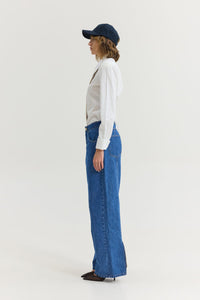 BAFALO Z DENIM PANTS MID BLUE