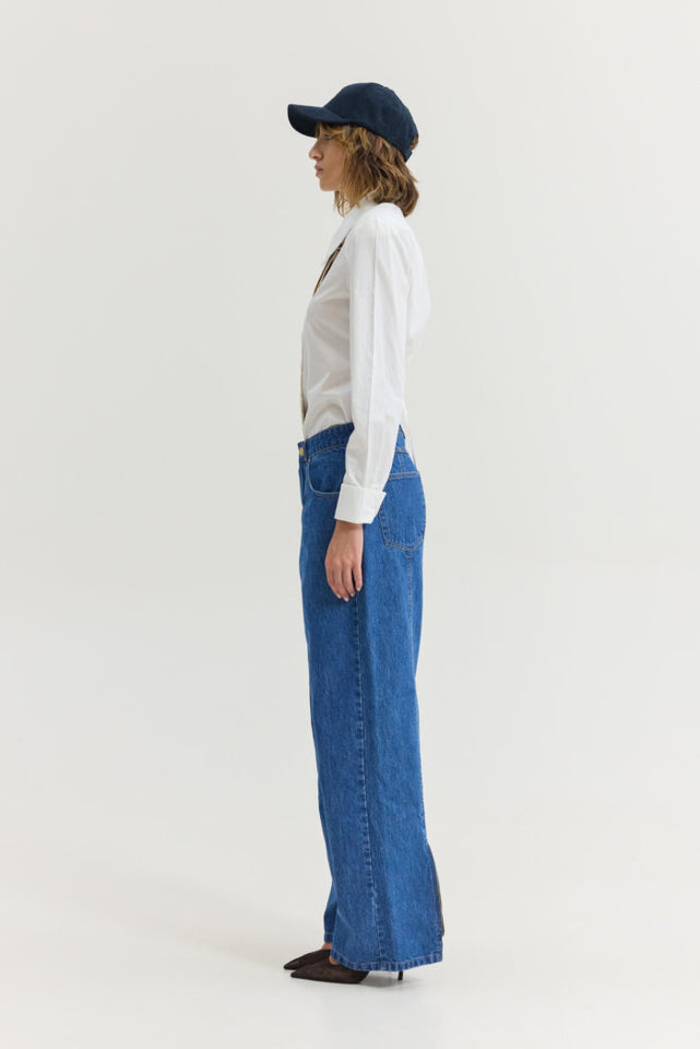 BAFALO Z DENIM PANTS MID BLUE