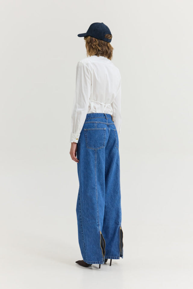 BAFALO Z DENIM PANTS MID BLUE