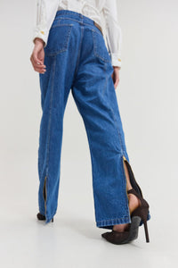 BAFALO Z DENIM PANTS MID BLUE