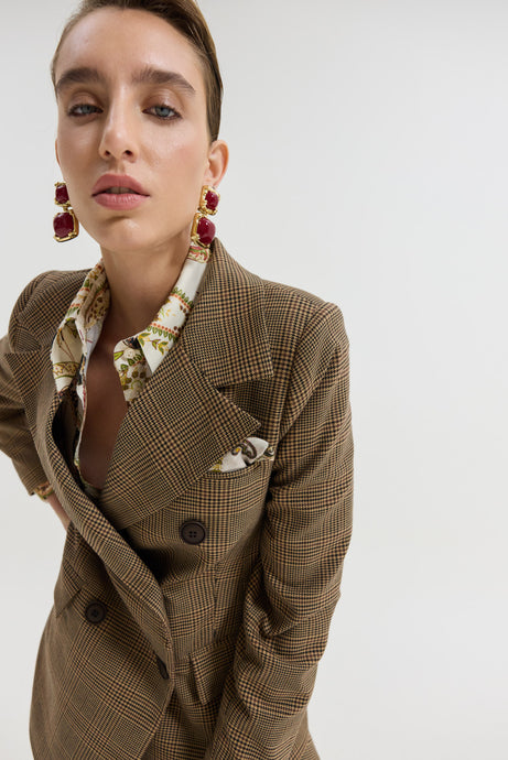 SCOTCH BLAZER BROWN