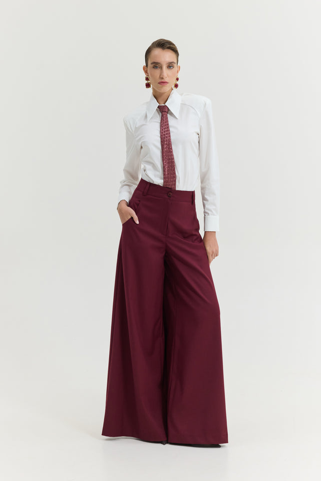 SAMANTHA PANTS BORDEAUX