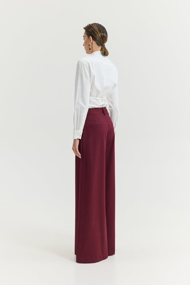 SAMANTHA PANTS BORDEAUX
