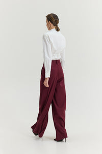 SAMANTHA PANTS BORDEAUX