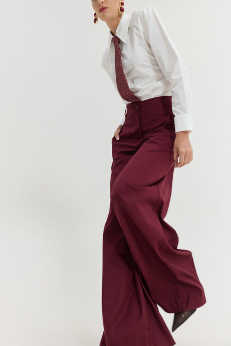 SAMANTHA PANTS BORDEAUX