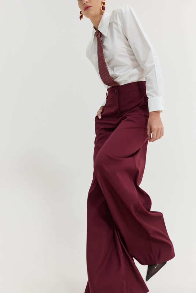SAMANTHA PANTS BORDEAUX