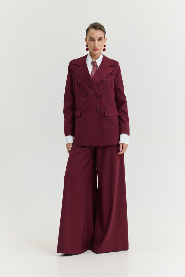 SAMANTHA PANTS BORDEAUX