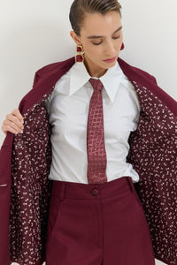 SCOTCH BLAZER BORDEAUX