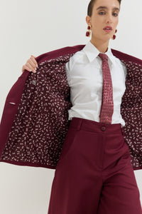 SCOTCH BLAZER BORDEAUX