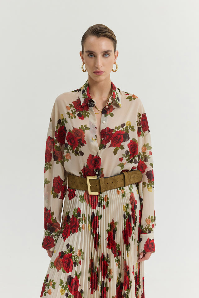 HEATHER SHIRT GARDEN CREAM