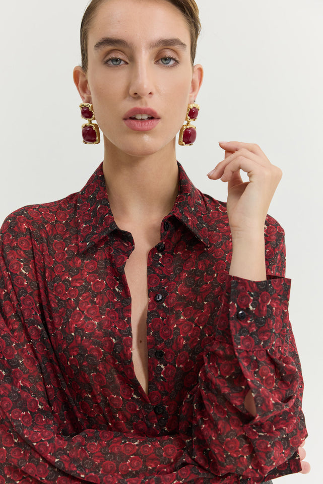 HEATHER SHIRT HAPPILY EVER AFTER RED